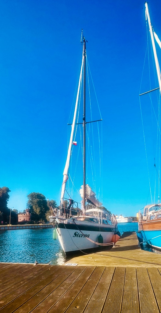 SY Sterna in Swinemünde